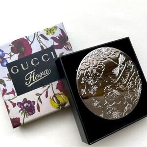 Gucci Flora Silver Compact Mirror